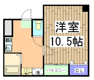 エイジ炳成【3階】の間取り