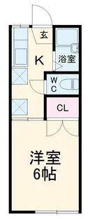 ウインズ稲毛【1階】の間取り