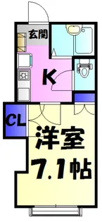 クオーレチグサ【1階】の間取り