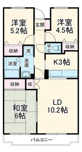 ユアーズホーム舞岡【105号室】の間取り