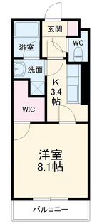 ソレイユ ルヴァン【1階】の間取り