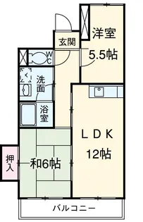 パークハウスYAGUMA【602号室】の間取り
