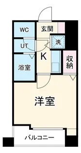 フォルビテッツァ岐阜【206号室】の間取り