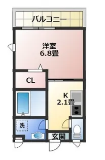 Breeze Hill LEQUIOS MAJI【3階】の間取り