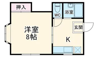 ロックウェル轟A【102号室】の間取り