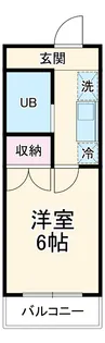 リードワン新川【402号室】の間取り