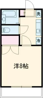 第二清水コーポ【2階】の間取り