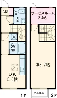 リーブル【103号室】の間取り