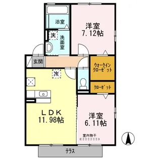 パン ブリエ【1階】の間取り