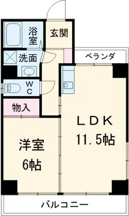 シャトー・ル・ロシェ【6階】の間取り