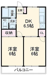 メゾンピーチⅡ【2階】の間取り