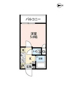 グランディア西新井【2階】の間取り