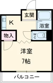 イヌイビル【2階】の間取り