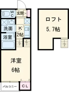 Orque(オルク)【202号室】の間取り