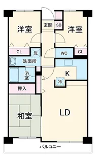 王子ホームズ春日井【103号室】の間取り