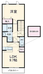ソレイユ【2階】の間取り
