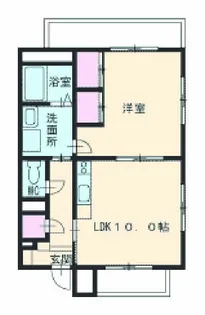 スカイメゾン【4階】の間取り