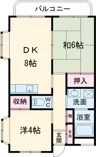 サンヒルズ徳丸【1階】の間取り