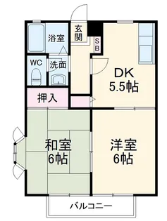 サンライフ妙蓮寺A【1階】の間取り