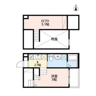 メゾンドルミナス【201号室】の間取り