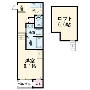 Stage苗代町【1階】の間取り