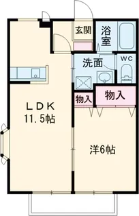 グランドール【1階】の間取り