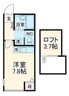 メローペ【2階】の間取り