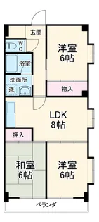 アートライフタケセイ【4階】の間取り