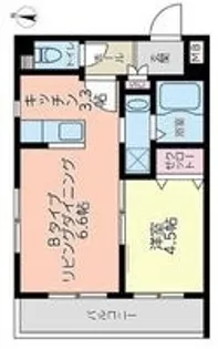 エクレール【405号室】の間取り