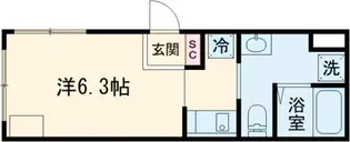 ラフォート板橋本町【201号室】の間取り