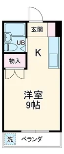 メゾン安田【205号室】の間取り