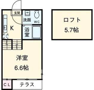 Bliss House【2階】の間取り
