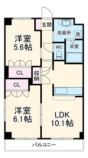 プラザ・シフォレⅠ【1階】の間取り