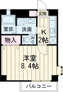 コーポ中葛西【1階】の間取り