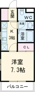 ブルックサイド西葛西【3階】の間取り