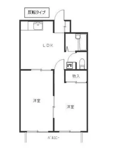 アルシュA【203号室】の間取り