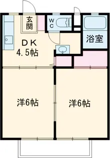 藤岡セントラルハイツ【201号室】の間取り