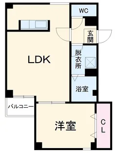 グランレーヴ金山【3階】の間取り