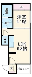 ハーモニーテラス千代田【3階】の間取り