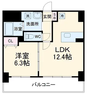 Flos北山王【4階】の間取り