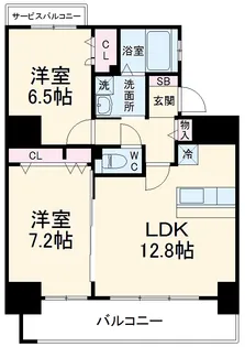 Flos北山王【901号室】の間取り