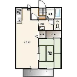 ベルコモン【1階】の間取り