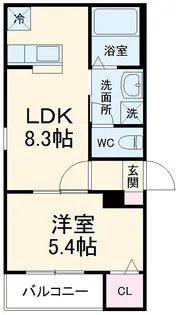 アレクサンダープラッツ金山(アレクサンダープラ【1階】の間取り