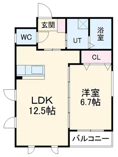 プリムール高蔵【2階】の間取り