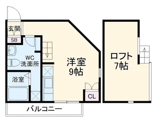 LE COCON本星崎町Ⅱ【203号室】の間取り