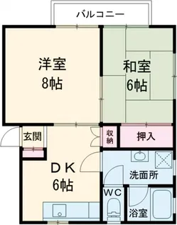SKコーポ【2階】の間取り