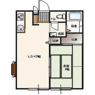 ルーアルハイツ【2階】の間取り