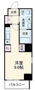 グレーシアコート金山【1002号室】の間取り