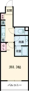 PLUM VILLAGE【2階】の間取り