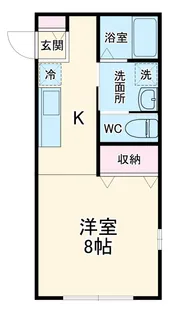 Royal Green Hadano【101号室】の間取り